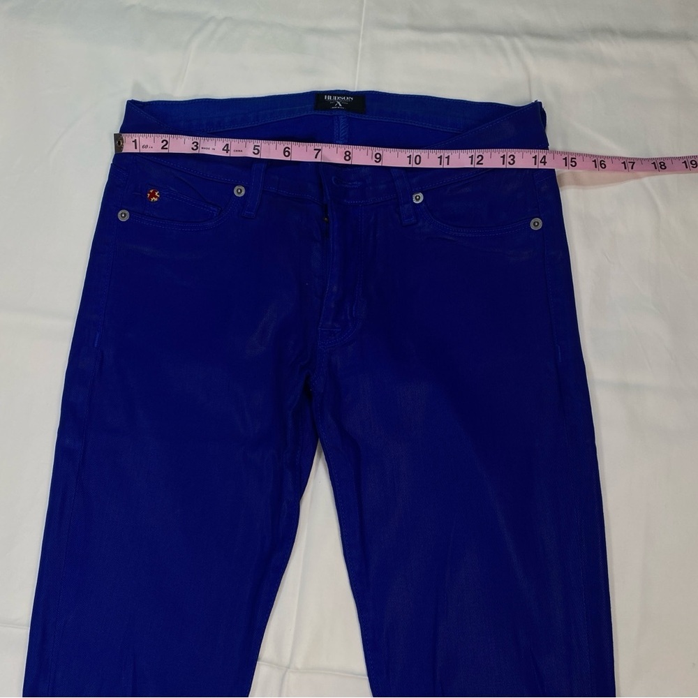 Women’s Hudson Blue/metallic skinny style pants Size 27 - Picture 3 of 16